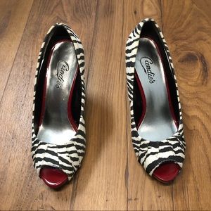 Candie’s Stanton Peep Toe Pumps